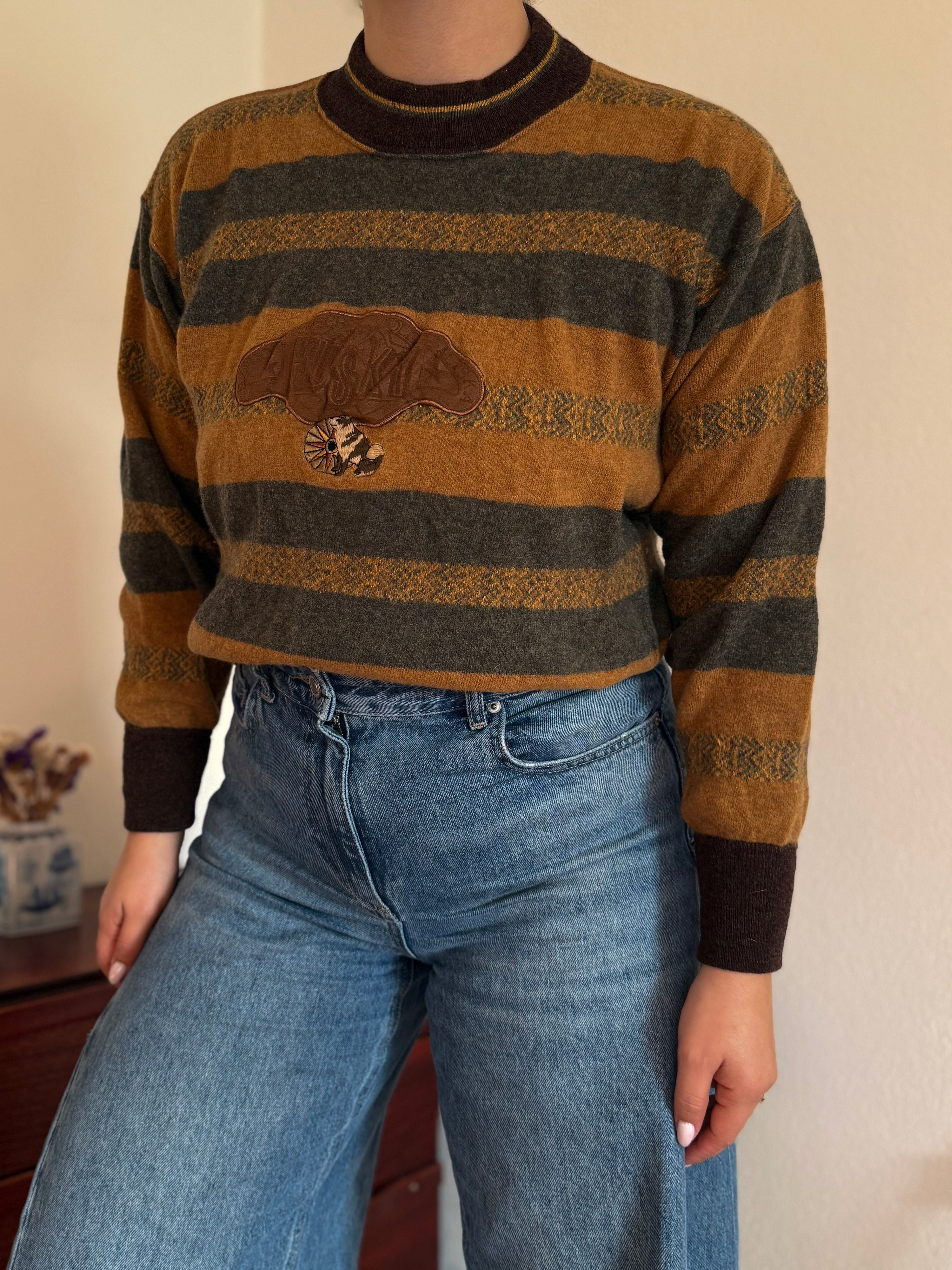 Vintage Sweater 100% Lambswool Made in Italy