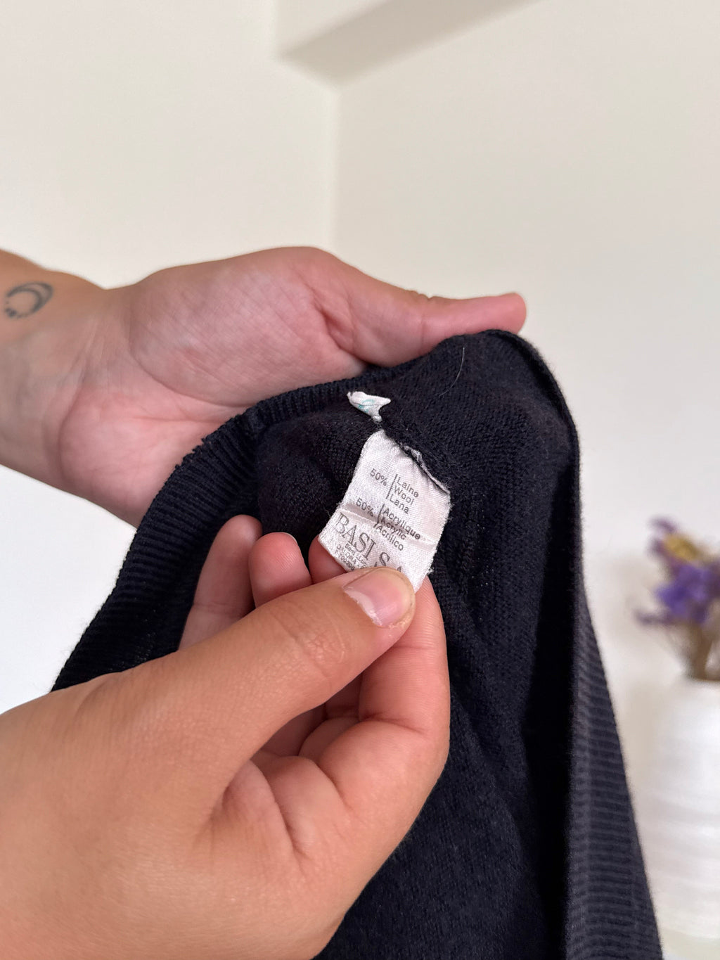 Lacoste V-Neck Sweater 50% Lã