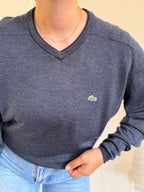 Lacoste V-Neck Sweater 100% Lã