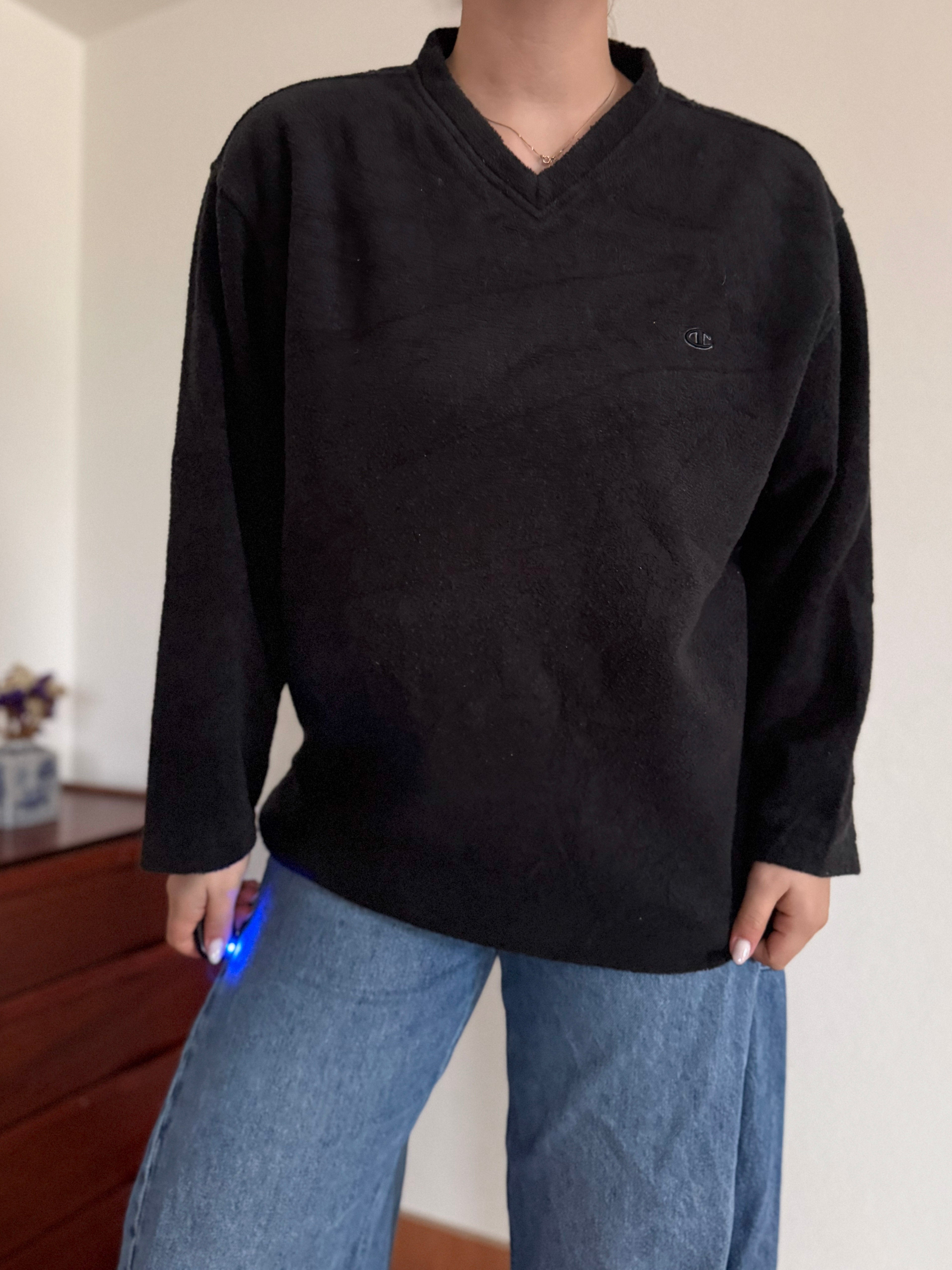 Champion Fleece V-Neck Sweater