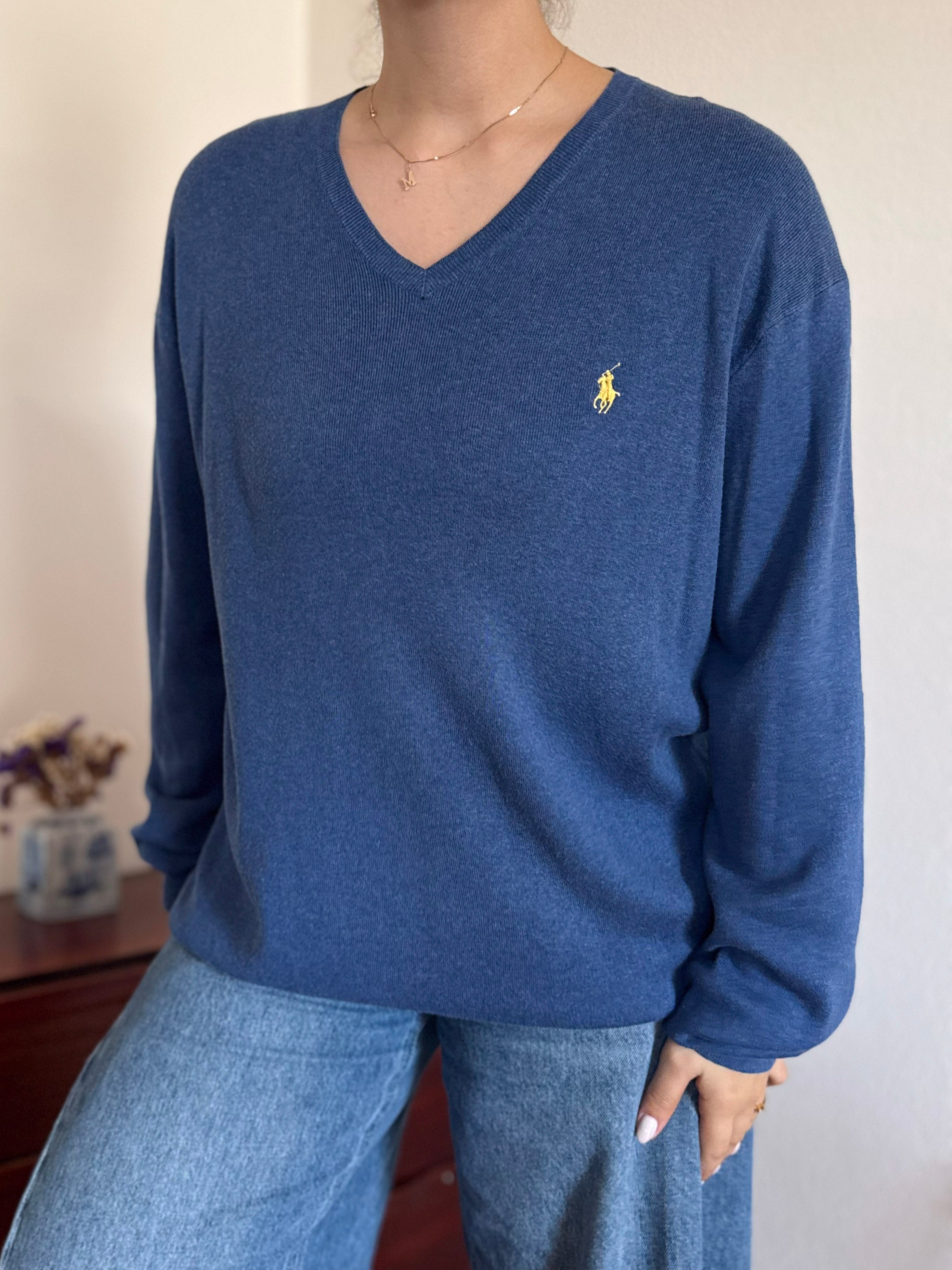 Polo Ralph Lauren V-Neck Sweater 100% Cotton