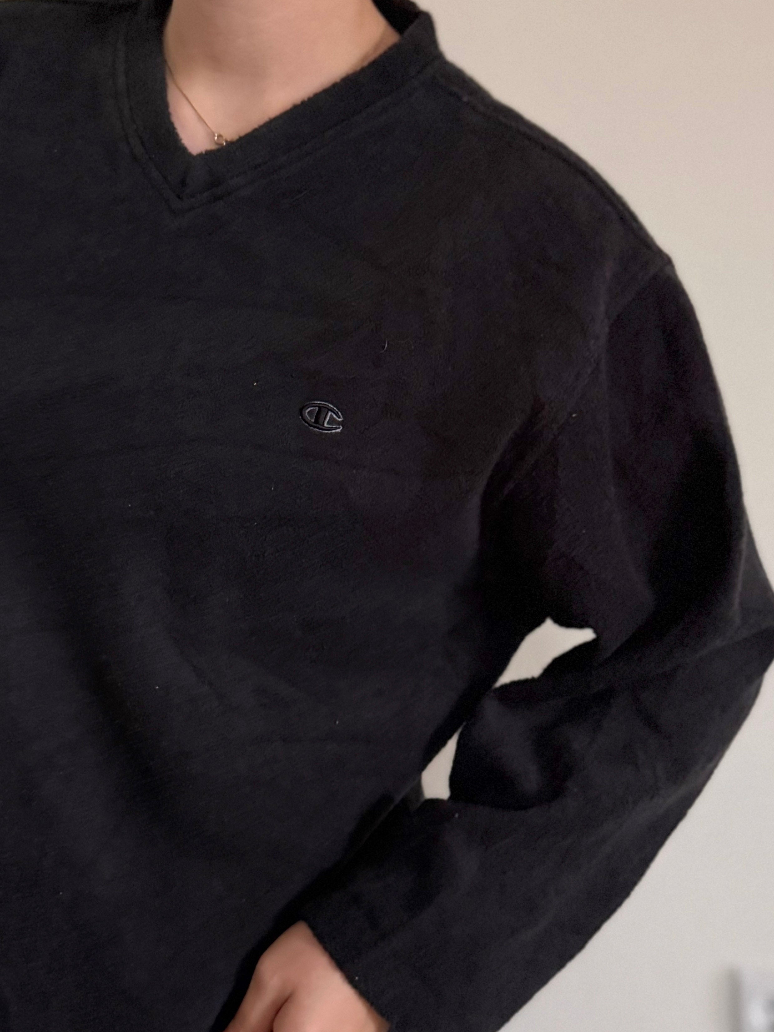 Champion Fleece V-Neck Sweater