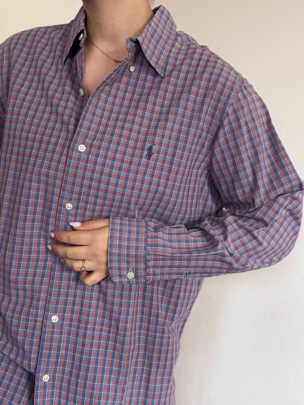 Polo Ralph Lauren Shirt Plaid Multicolor 100% Cotton