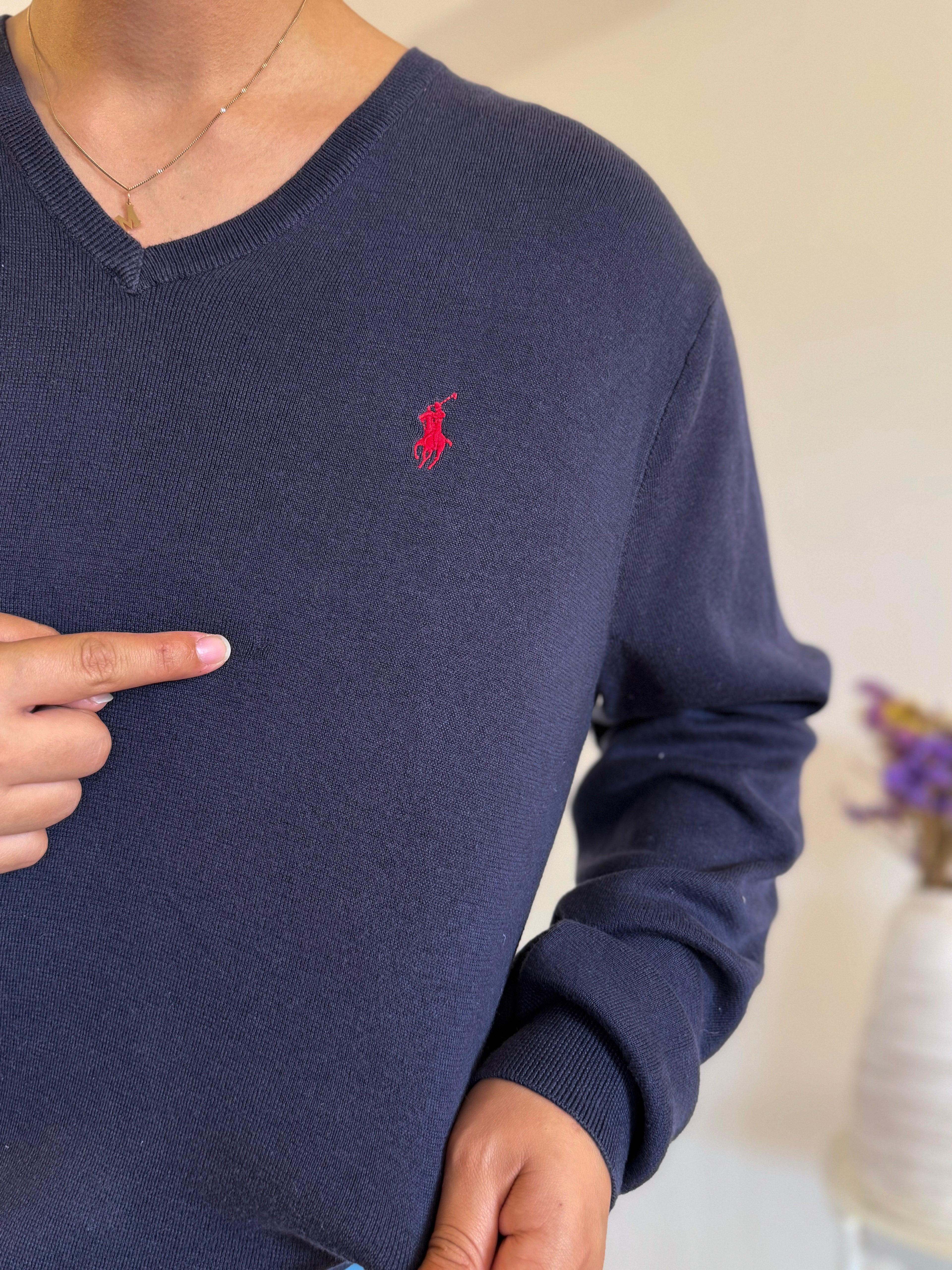 Ralph Lauren V-Neck Knit Sweater