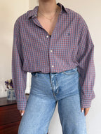 Polo Ralph Lauren Shirt Plaid Multicolor 100% Cotton