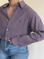 Polo Ralph Lauren Shirt Plaid Multicolor 100% Cotton