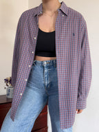 Polo Ralph Lauren Shirt Plaid Multicolor 100% Cotton