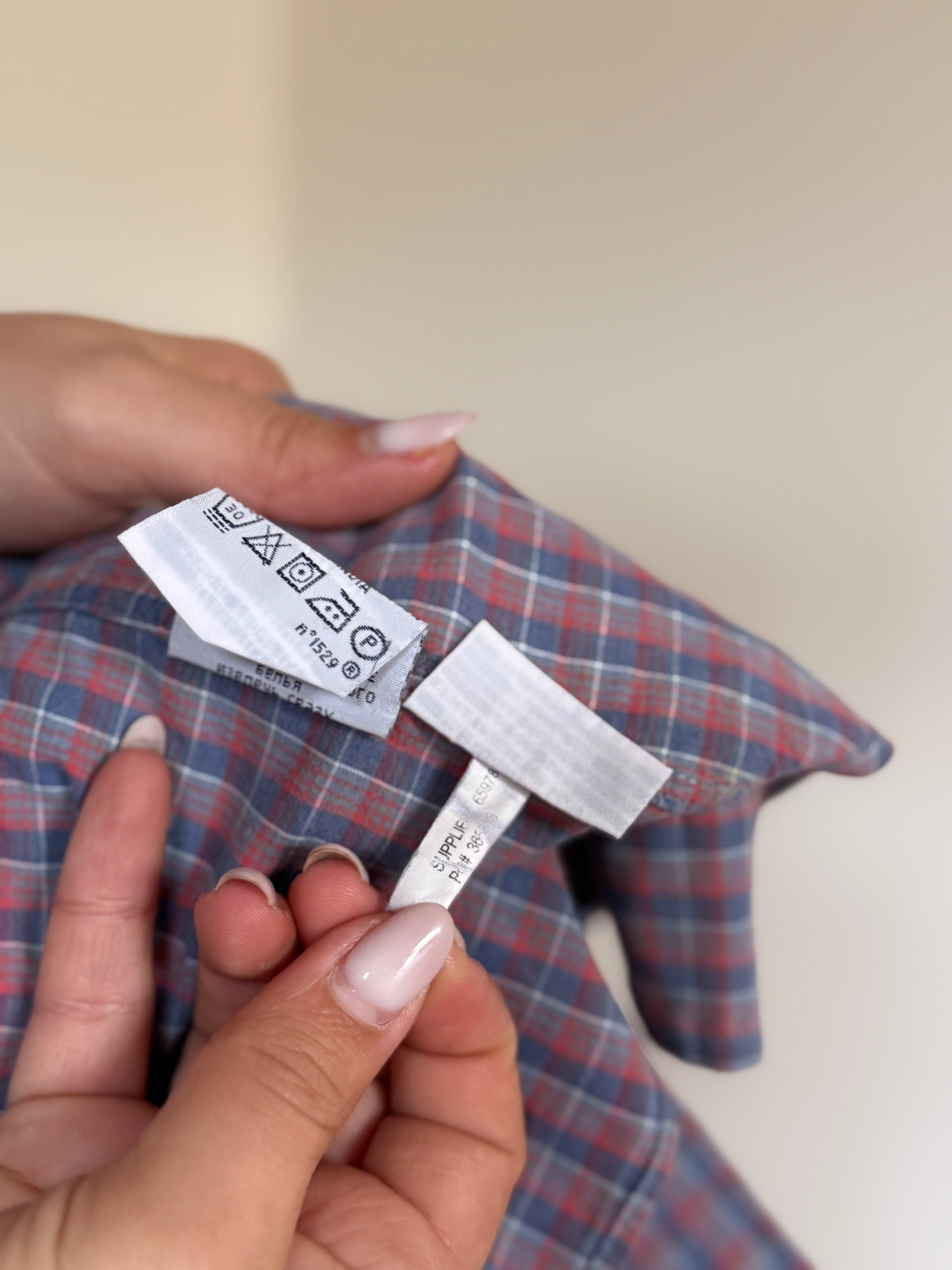 Polo Ralph Lauren Shirt Plaid Multicolor 100% Cotton