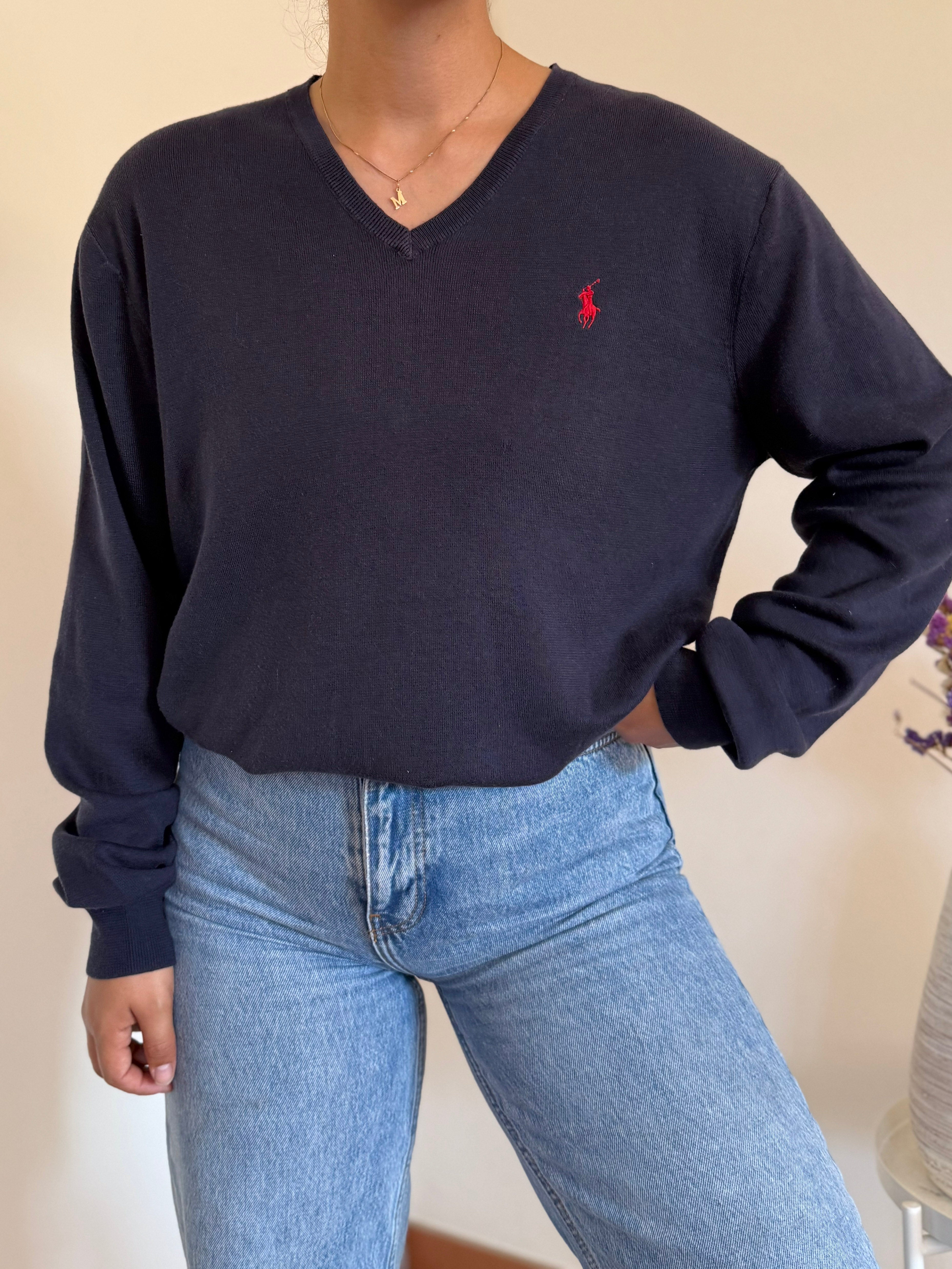 Ralph Lauren V-Neck Knit Sweater