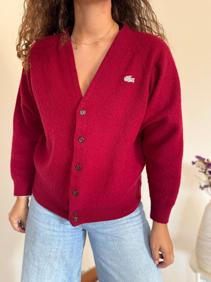 Cardigan Lacoste 75% Lambswool