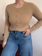 Ralph Lauren Cable Knit Cardigan 100% Cotton