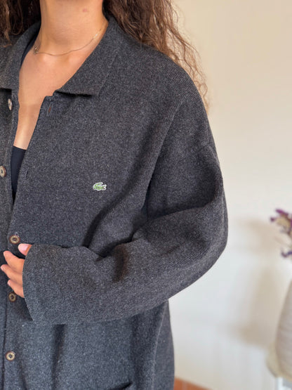 Cardigan/Casaco Lacoste 80% Lambswool