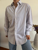 Polo Ralph Lauren Shirt Plaid White 100% Cotton