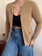 Ralph Lauren Cable Knit Cardigan 100% Cotton