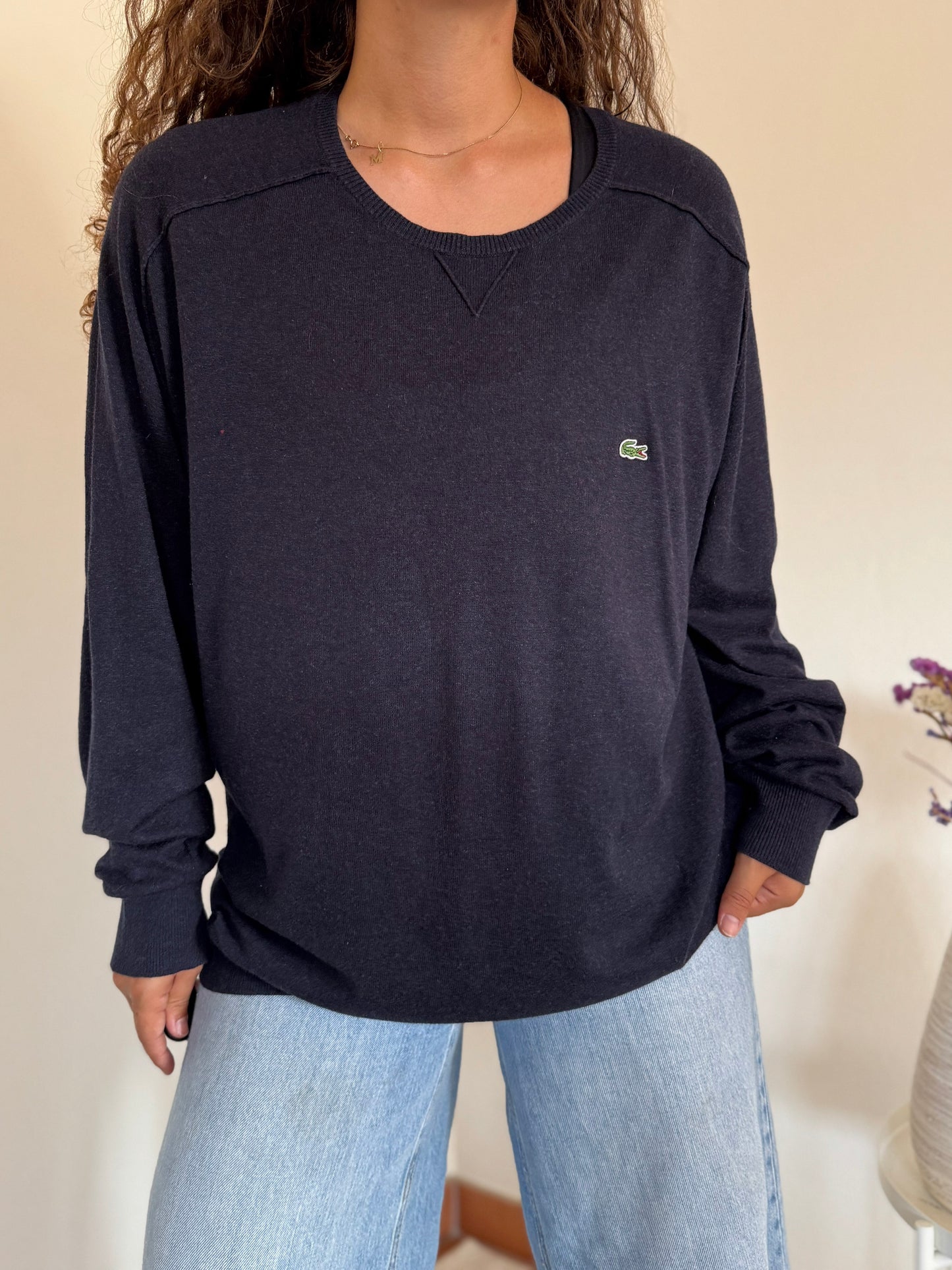 Camisola Lacoste 92% cotton 8% cashmere