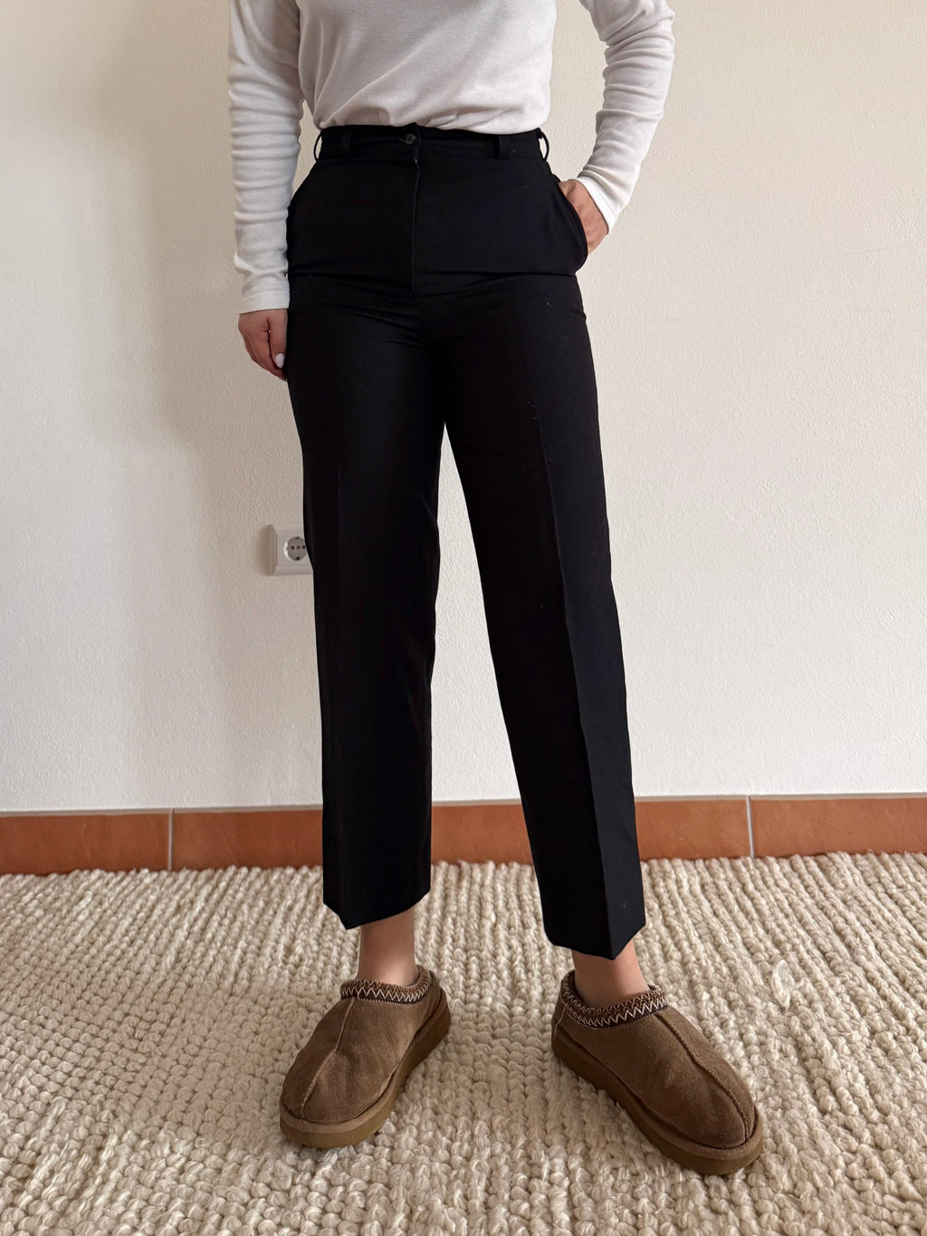 Vintage Tailored/Classic Trousers 60% Wool