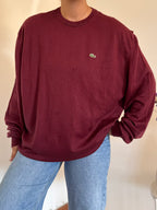 Lacoste Round Neck Sweater 100% Lã