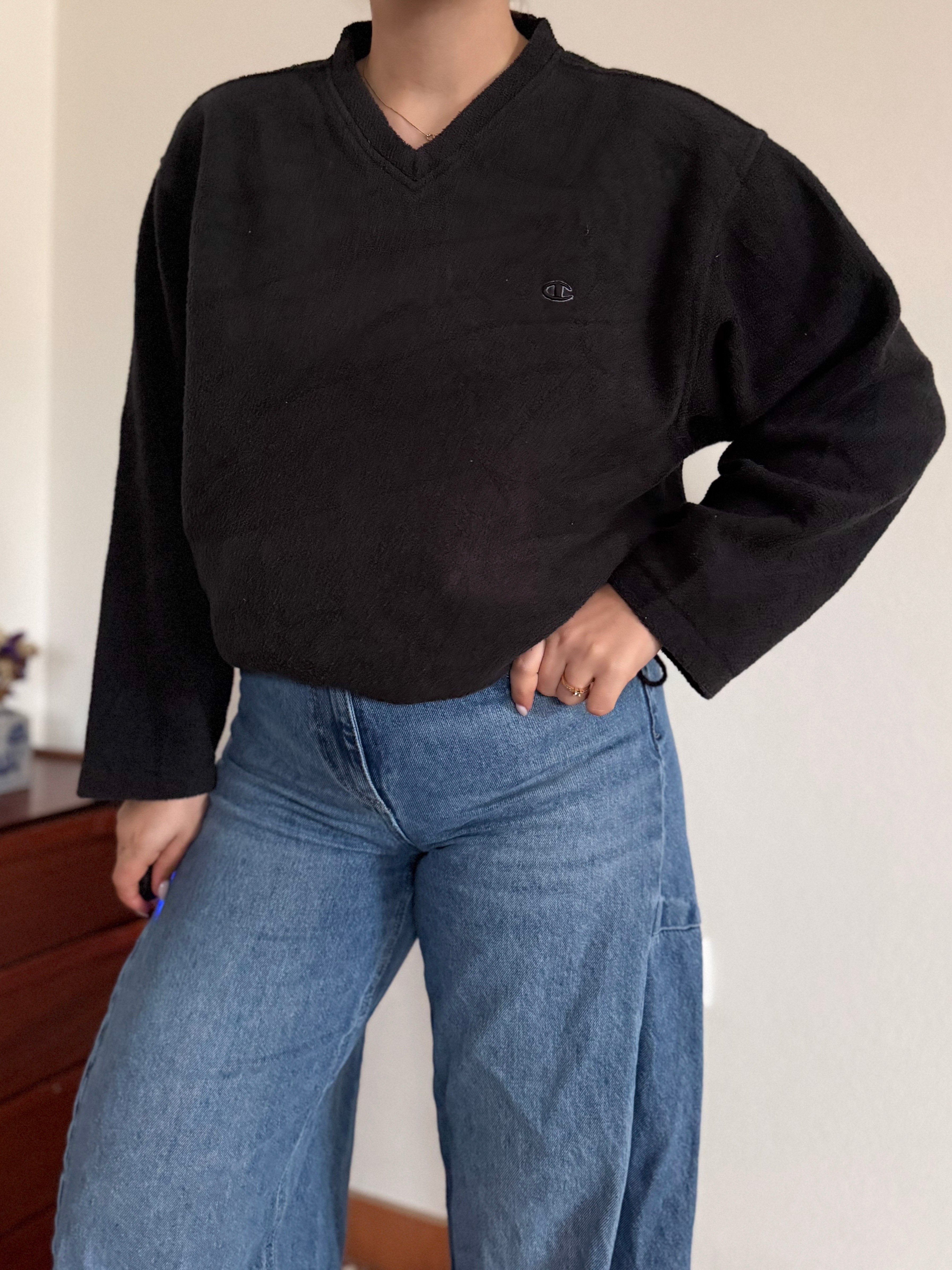 Champion Fleece V-Neck Sweater