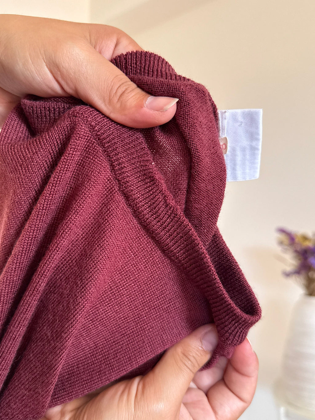 Lacoste Round Neck Sweater 100% Lã