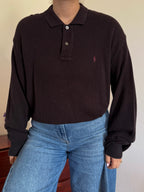 Polo Ralph Lauren V-Neck Polo Sweater 100% Cotton