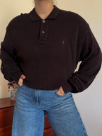 Polo Ralph Lauren V-Neck Polo Sweater 100% Cotton