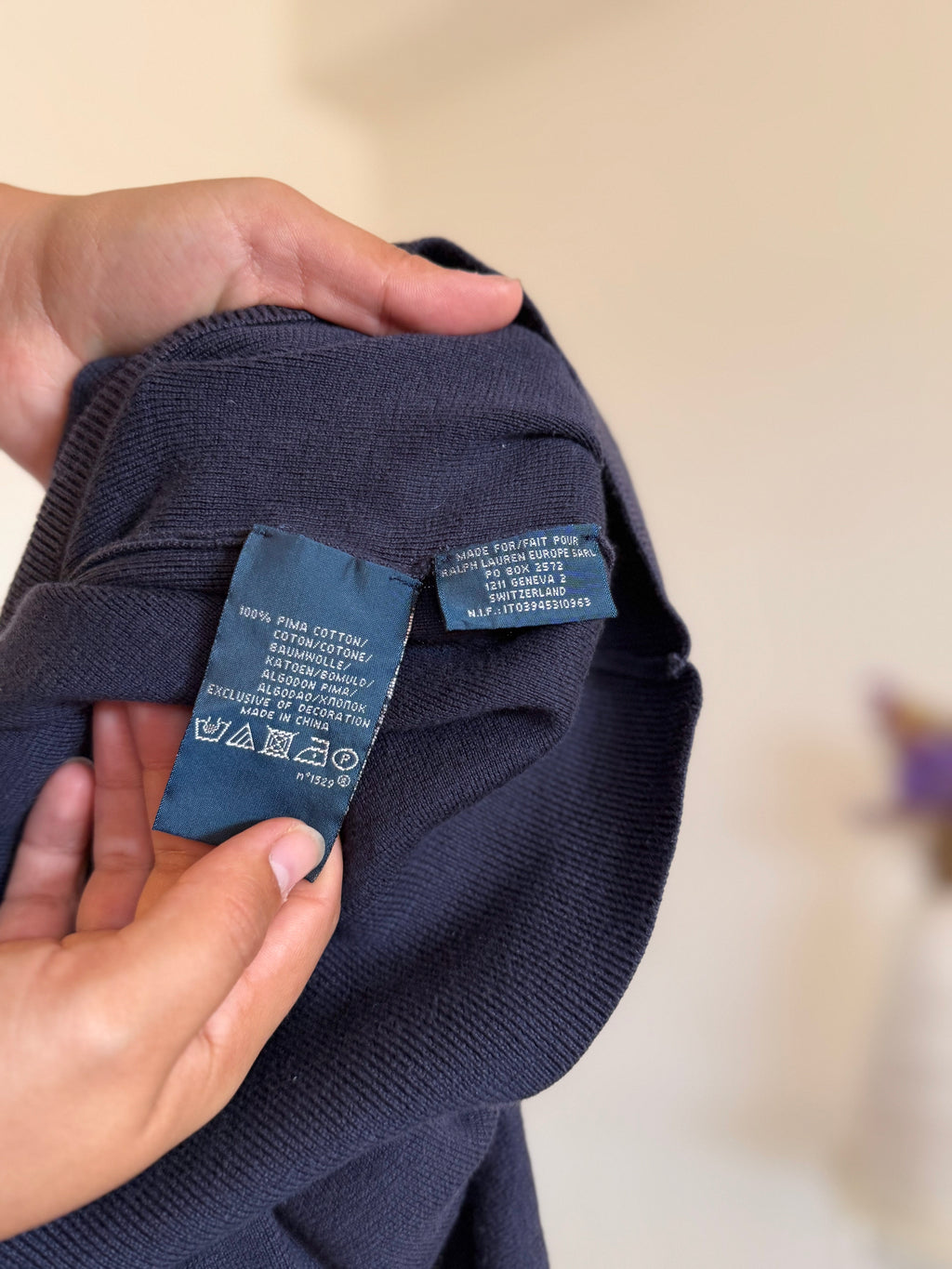 Ralph Lauren V-Neck Knit Sweater