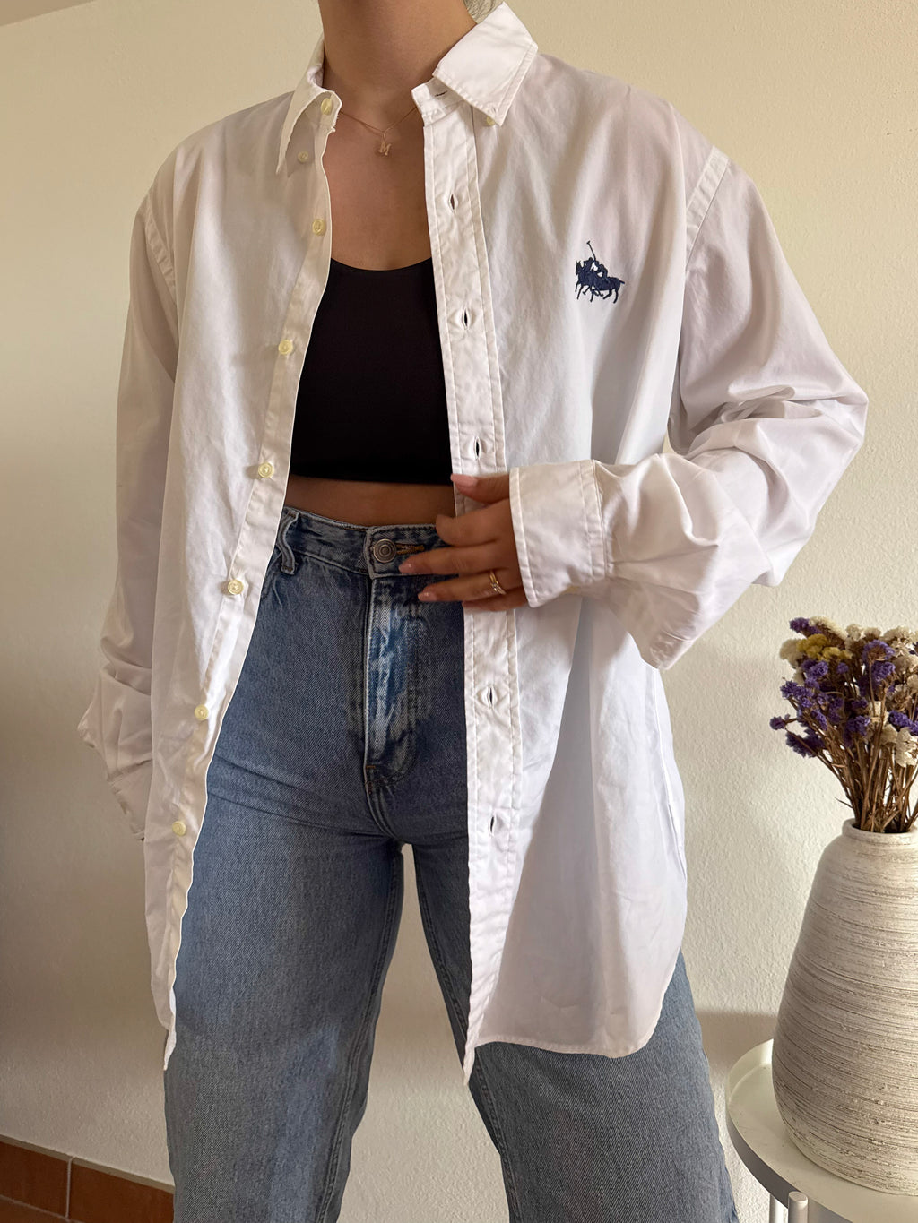 Ralph Lauren Shirt Plain 100% Cotton