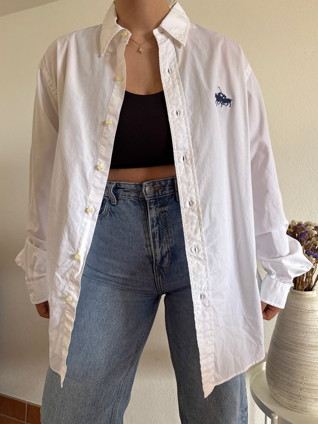 Ralph Lauren Shirt Plain 100% Cotton