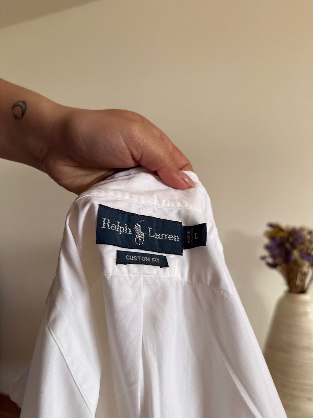 Ralph Lauren Shirt Plain 100% Cotton