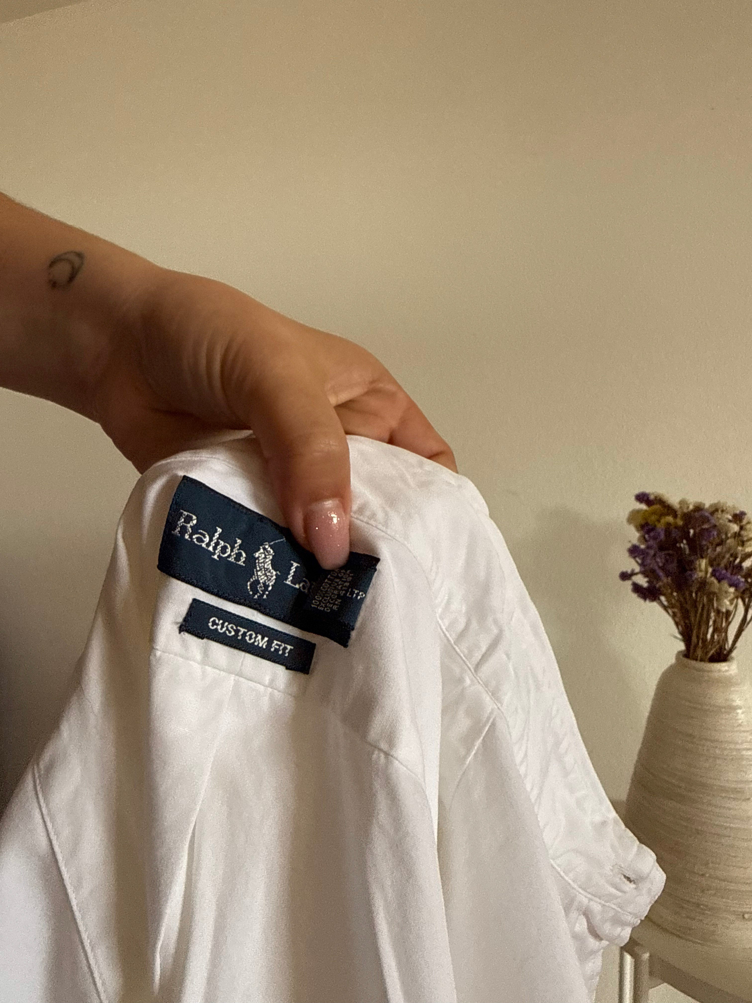 Ralph Lauren Shirt Plain 100% Cotton