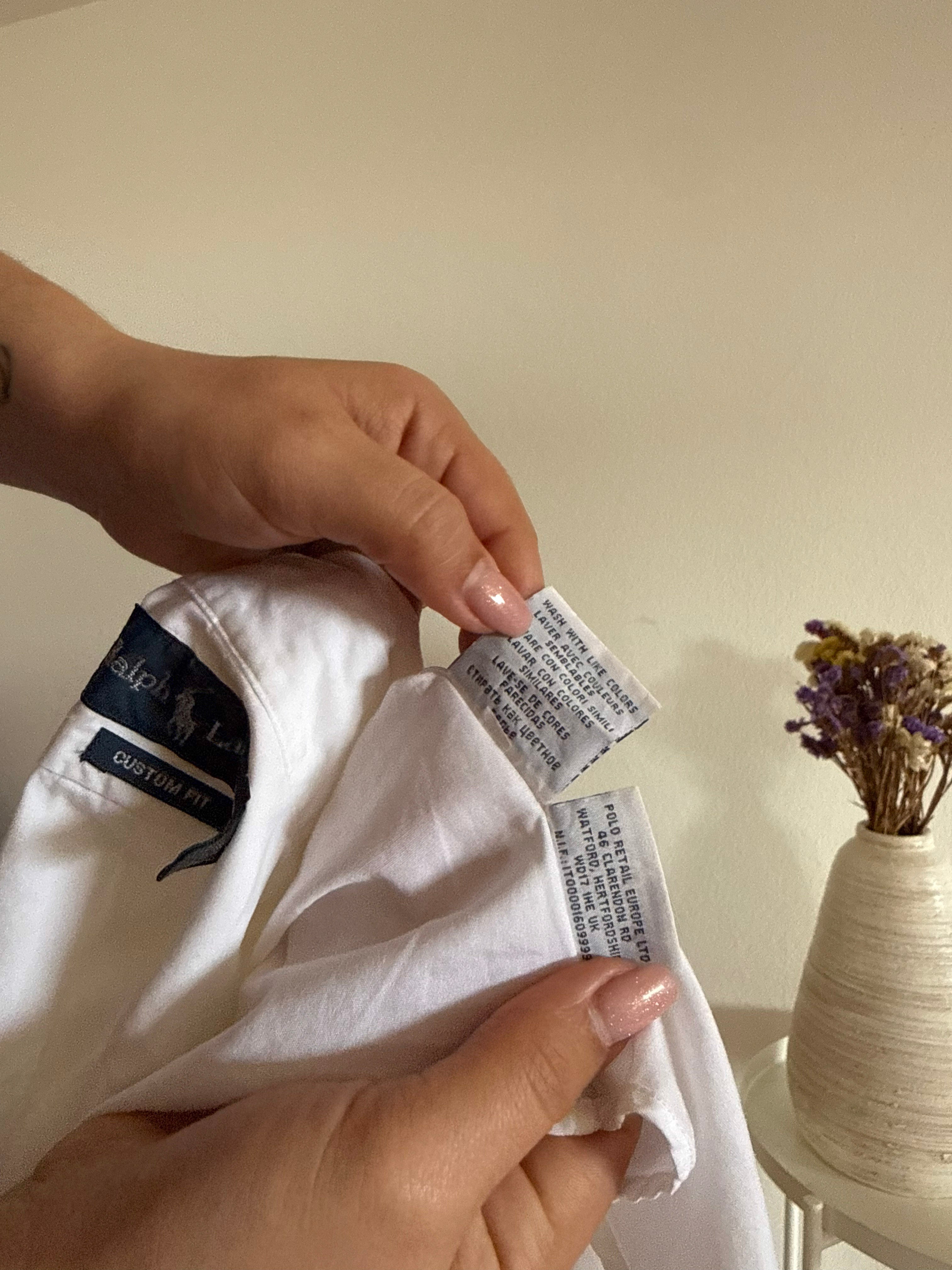 Ralph Lauren Shirt Plain 100% Cotton