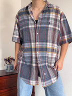 Ralph Lauren Shirt Plaid Multicolor 100% Cotton