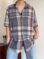 Ralph Lauren Shirt Plaid Multicolor 100% Cotton