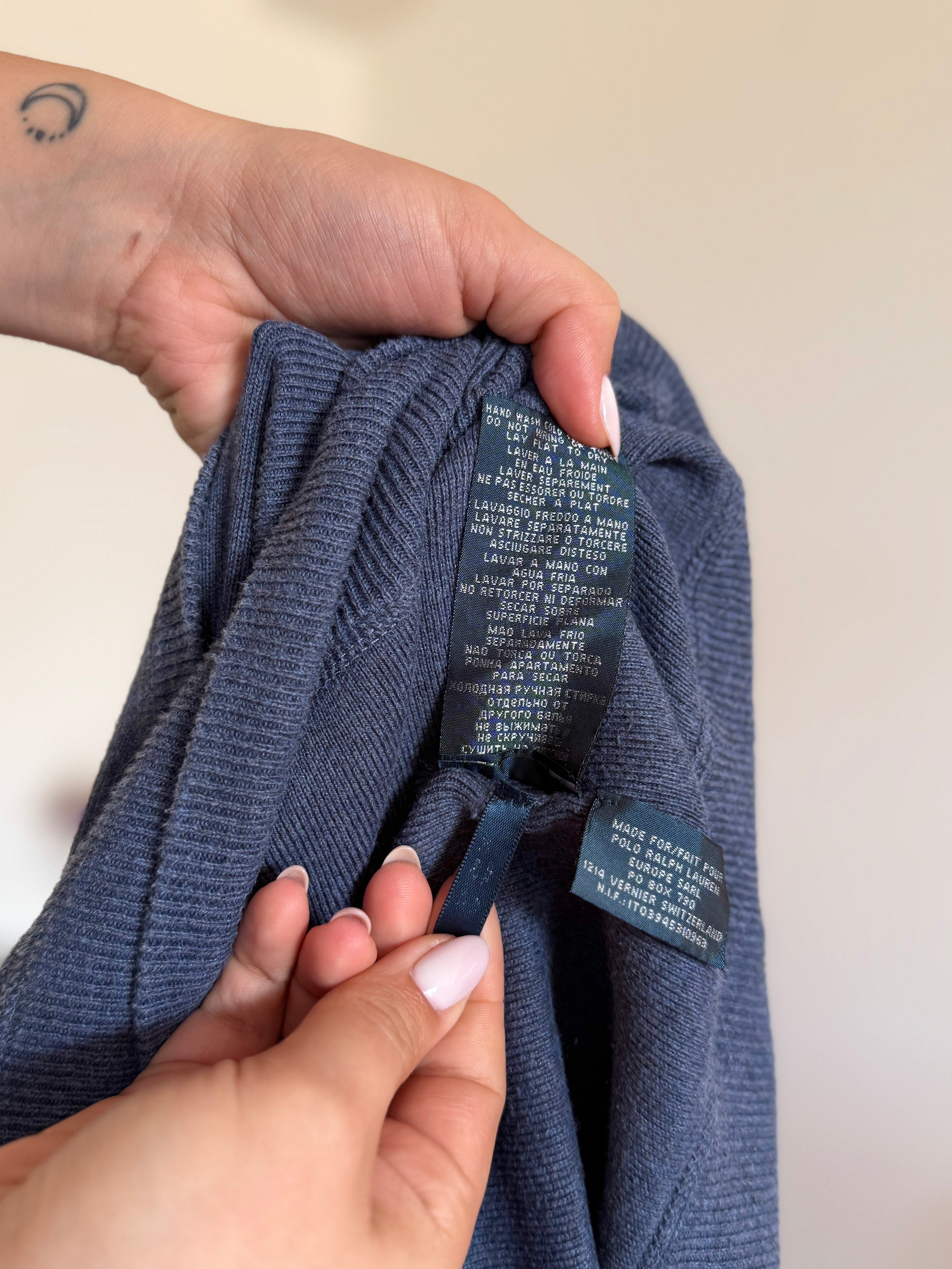 Polo Ralph Lauren Round Neck Knit Sweater 100% Cotton