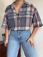 Ralph Lauren Shirt Plaid Multicolor 100% Cotton