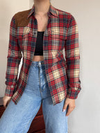 Ralph Lauren Shirt Slim Fit Plaid Multicolor 100% Cotton