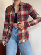 Ralph Lauren Shirt Slim Fit Plaid Multicolor 100% Cotton