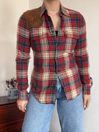 Ralph Lauren Shirt Slim Fit Plaid Multicolor 100% Cotton