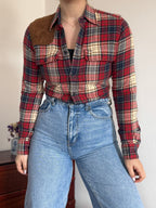 Ralph Lauren Shirt Slim Fit Plaid Multicolor 100% Cotton