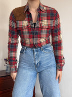 Ralph Lauren Shirt Slim Fit Plaid Multicolor 100% Cotton