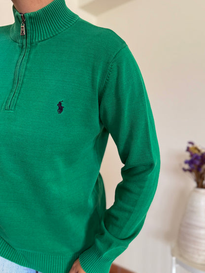 Ralph Lauren 1/4 Zip Knit Sweater