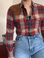 Ralph Lauren Shirt Slim Fit Plaid Multicolor 100% Cotton