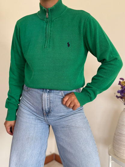 Ralph Lauren 1/4 Zip Knit Sweater