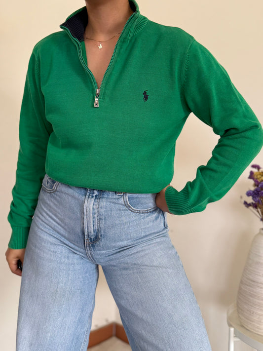 Ralph Lauren 1/4 Zip Knit Sweater