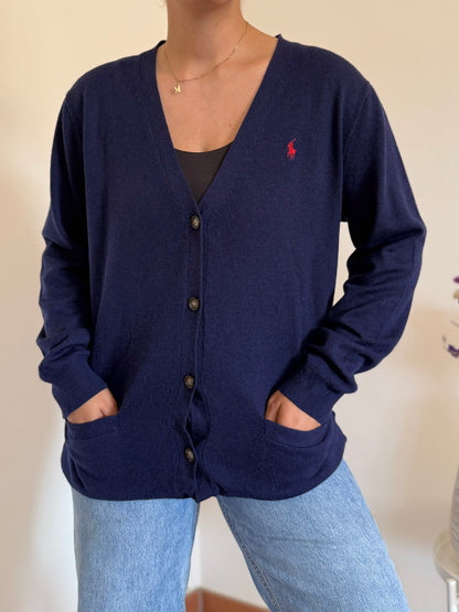 Ralph Lauren Knit Cardigan 100% Lã
