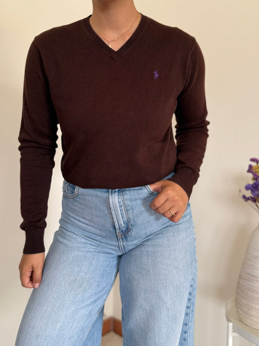 Ralph Lauren V-Neck Knit Sweater