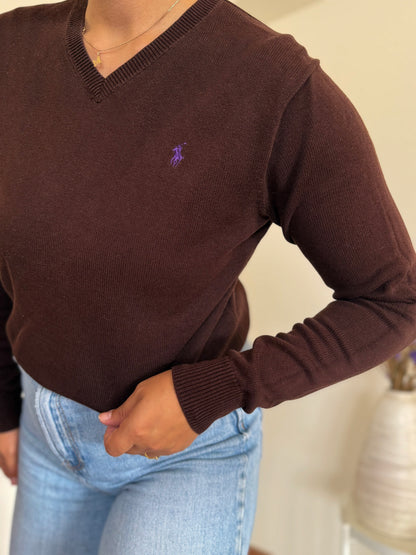 Ralph Lauren V-Neck Knit Sweater