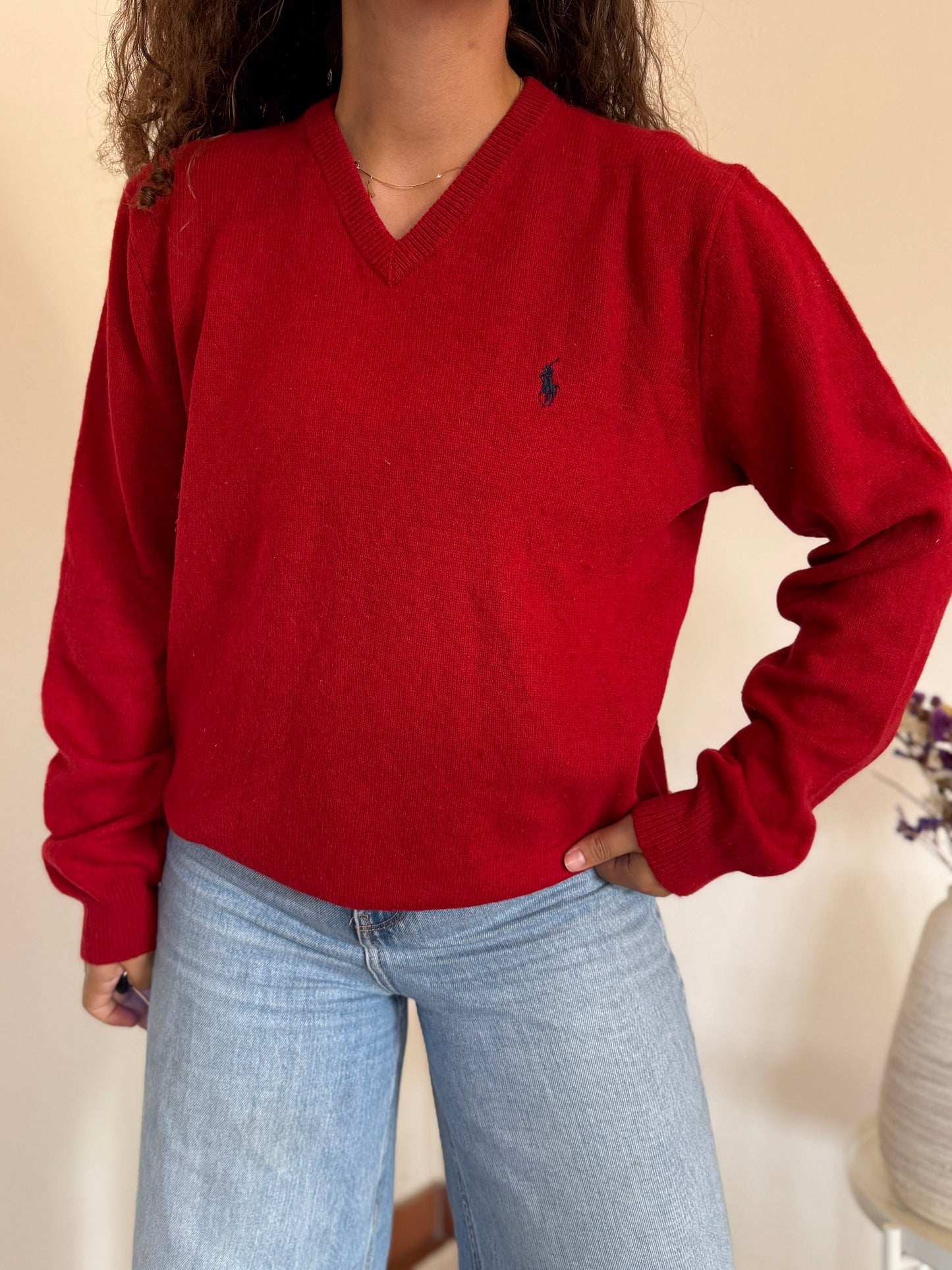 Camisola V-neck Ralph Lauren 100% Lambswool