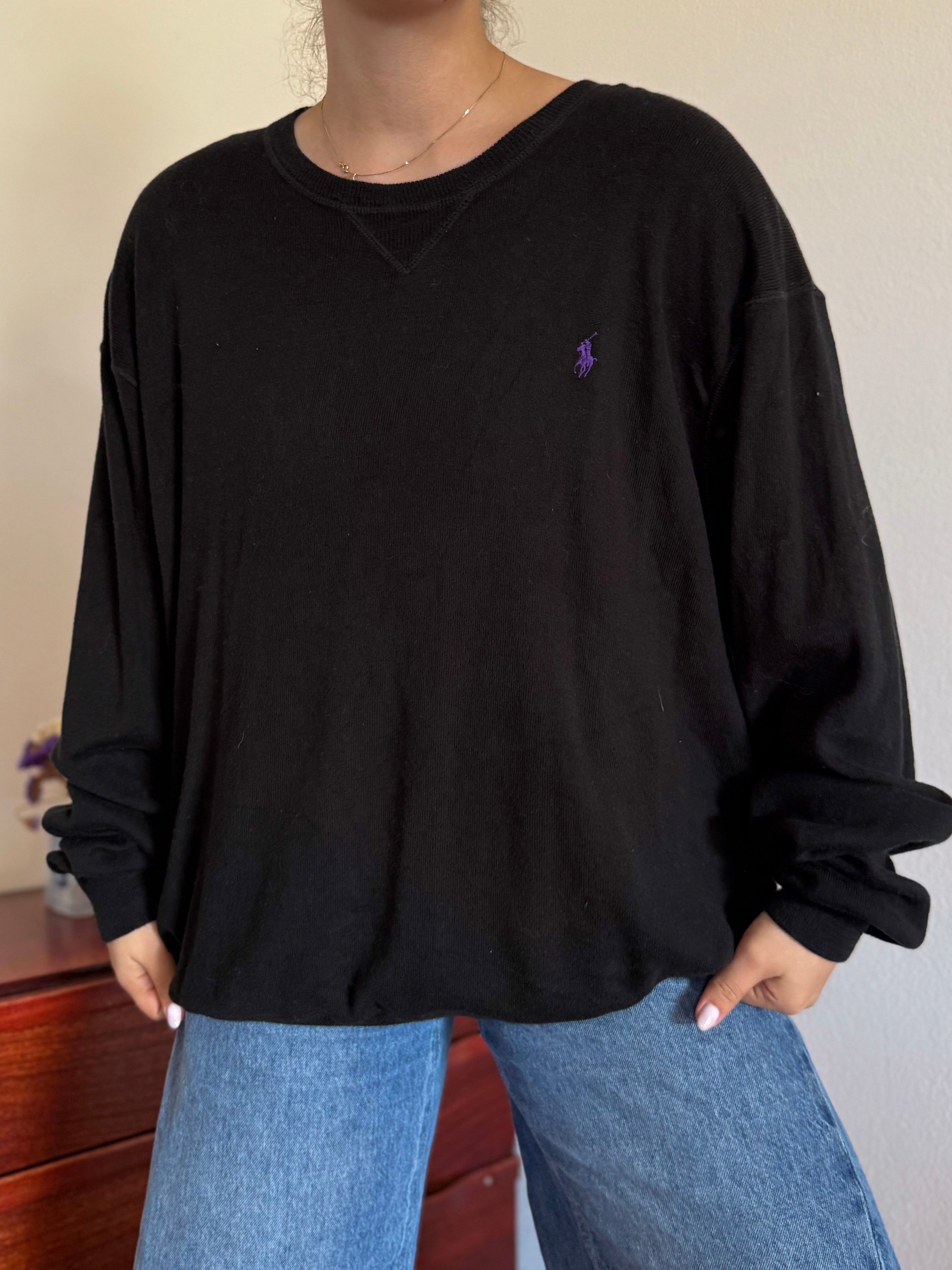 Polo Ralph Lauren Round Neck Knit Sweater 100% Cotton