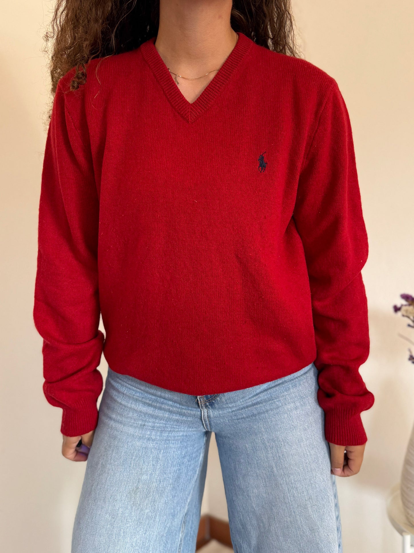 Camisola V-neck Ralph Lauren 100% Lambswool